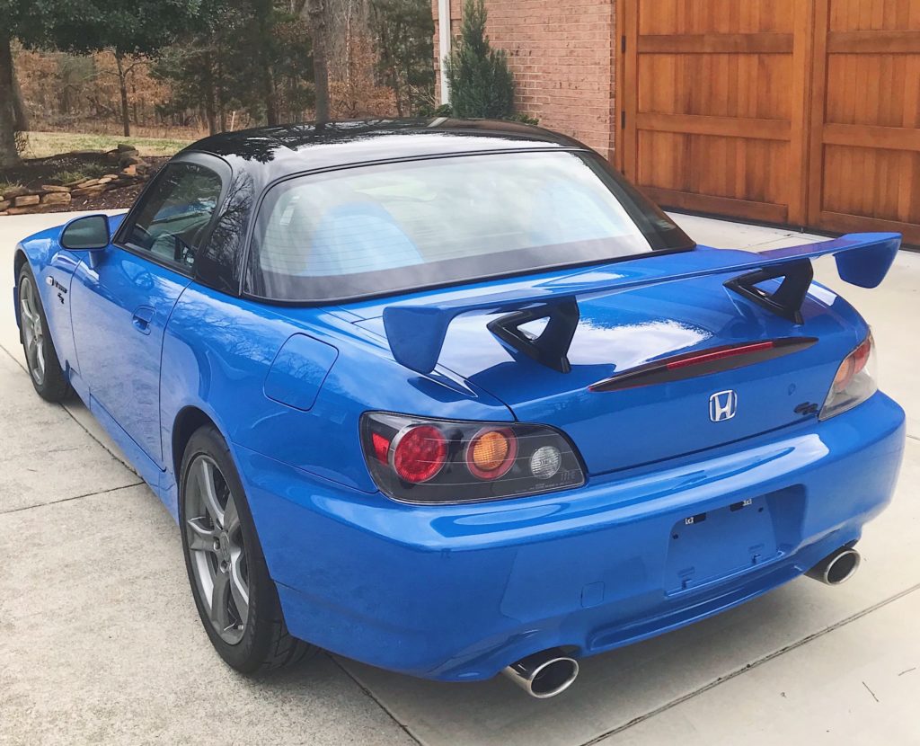 2008 Honda S2000 CR | Apex Blue Pearl. "Delete" version. 2-owners & 2,500-miles from new.