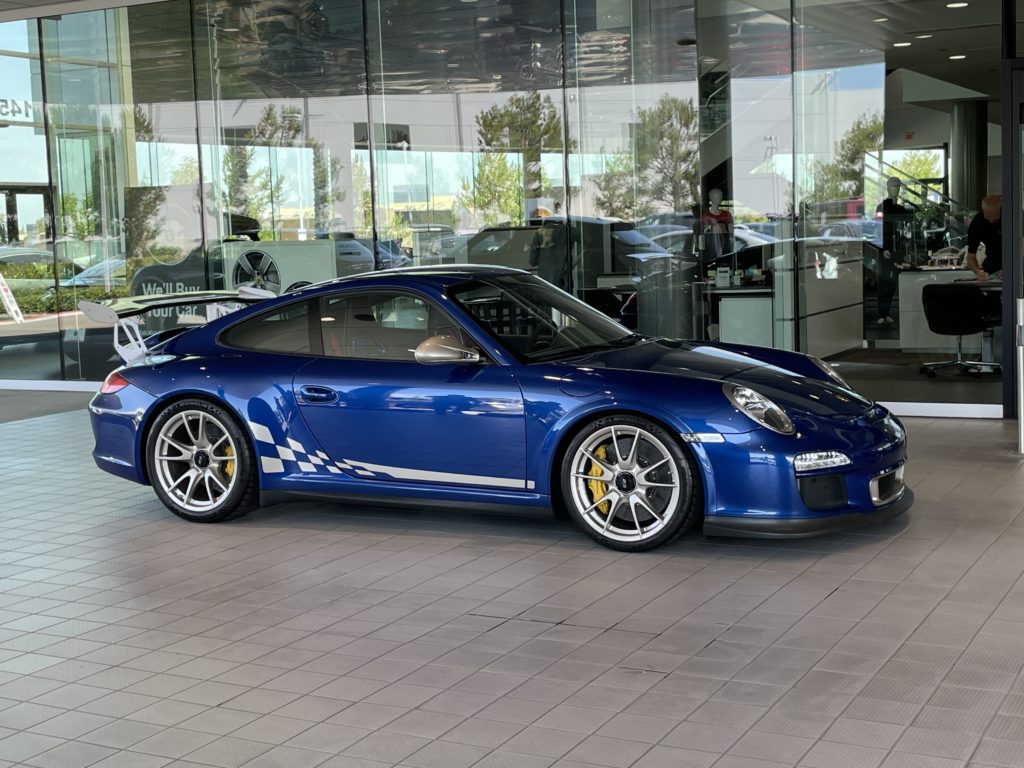 2011 Porsche 911 GT3 RS | Aqua Blue Metallic / Black. PCCB & Sport Buckets. 5,700 miles.